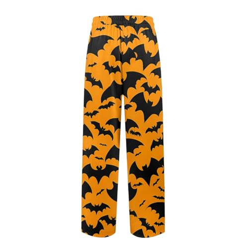 DuDubaby Halloween Pajamas Men's Colorful Tie Dye Pajama Pants Soft Comfy Sleep Lounge Lightweight Pjs Bottoms with Pockets3