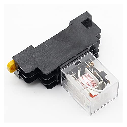 Relé de potencia 220V MY2NJ con zócalo de fijación para automatismo 3
