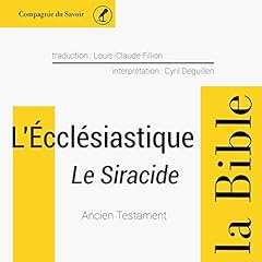 Couverture de L'&Eacute;ccl&eacute;siastique (le Siracide)
