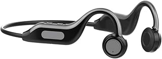MUSISALY 1Pc Fones De Ouvido Esportivos Fones De Ouvido Pretos Fones De Ouvido Fone De Ouvido De Condução Óssea Fone De Ouvido Gancho De Orelha B1 Fones De Ouvido Pretos Montados Orelha