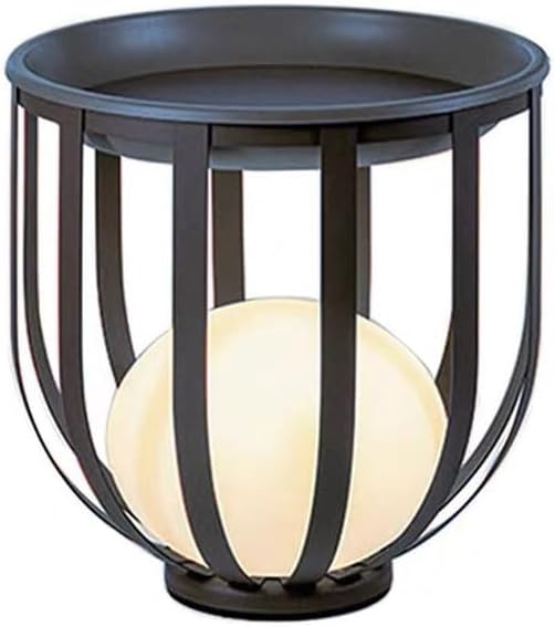 Lights Outdoor with Plant Stand, Waterproof Outdoor Floor Lamp,Metal Flower Shelf Lights，Metal Flower Shelf Lights Landscape Lighting for Patio Porch Deck Yard Garden Decor