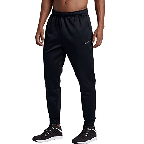 Nike Mens Thermafit Jogger Cuffed Sweat Pants Black (Medium)
