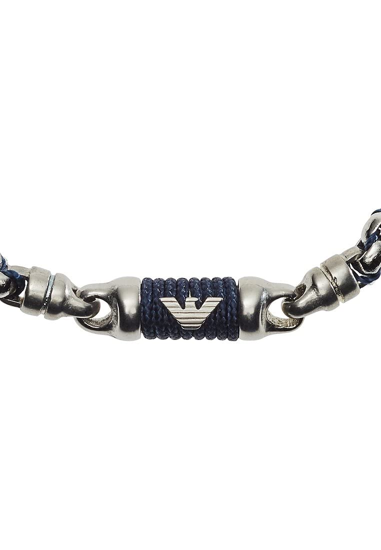 Emporio Armani Herren Edelstahl mit Karabinerverschluss Kettenhalsband