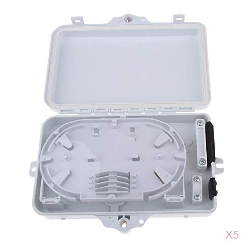 CALANDIS™ 5X 6Cores Fiber Optic Terminal FTTH Box, Fiber Wall Outdoor Splice Panel | Optical Fiber Cables | Networking Cables & Adapters | Computer Cables & Connectors-image-20
