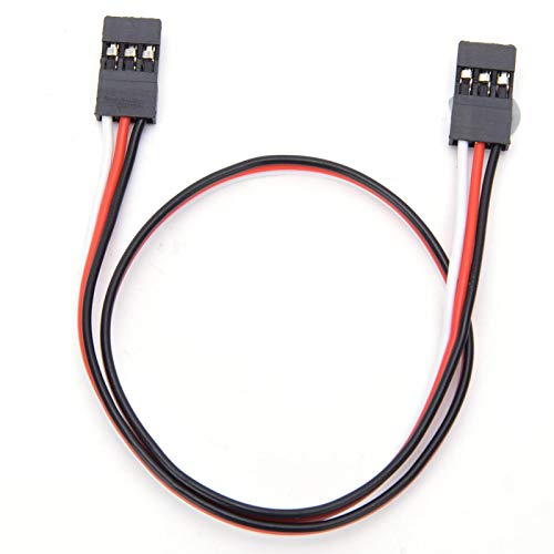 Servo Extension Lead, Servo Connector, 10 PCS 300mm JR Male to Male Servo Extension Lead Wire Cable for RC Car Airplane