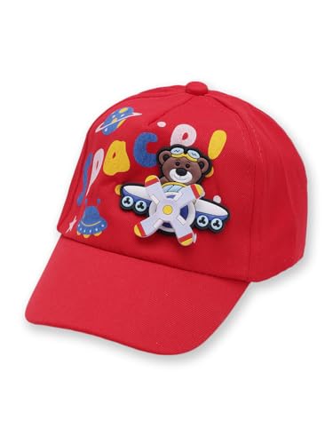Image of PASSION PETALS Summer Dino Rockstar Baseball Cap for Kids Boys and Girls 2-4Years
