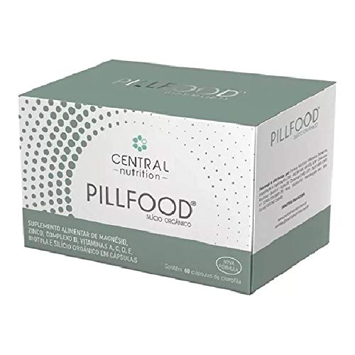 Pillfood, 60 Capsulas, Silício Orgânico, Central Nutrition