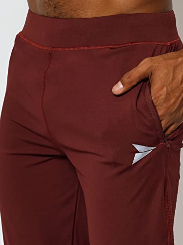 Image of FITINC Men's Stretchable Track Pant for Gym with Zipper Pockets