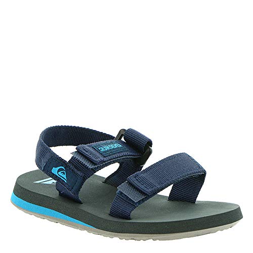 Quiksilver Baby-Boy's Monkey Caged Sandal, Blue/Grey/Blue, 4(20) M US Toddler