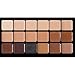 Graftobian Neutral HD Glamour Creme Foundation Super Palette - 18 High Definition Cream Makeup Shades