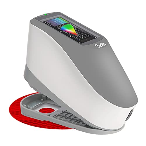 Grating Spectrophotometer Plastic Spectrophotometer 45°/0 Color Spectrophotometer with 8mm 4mm Double Measuring Aperture USB Bluetooth Data Memory Standard 1000 Sample 30000
