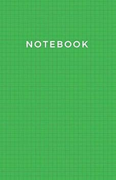 Paperback Notebook: Green Graph Paper Notebook 5.5 x 8.5 - 1/4 inch squares - 110 pages - Graph Paper Journal Soft Cover Book