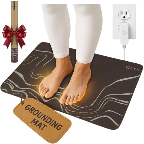GAYA Grounding Mat for Feet, Sleep Improvement, Back Pain Relief, Muscle Relaxation & Stress,