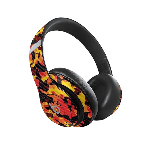 Image of MightySkins Carbon Fiber Skin Compatible with Beats Studio Pro - Warm Modern Camo | Protective, Durable Textured Carbon Fiber Finish | Easy to Apply