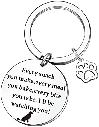 WTOPP Funny Dog Gifts Birthday Gift for Dog Lovers Novelty Dog Keyring Christmas Thanksgiving Present