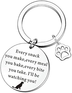 WTOPP Funny Dog Gifts Birthday Gift for Dog Lovers Novelty Dog Keyring Christmas Thanksgiving Present