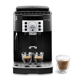 De'Longhi ECAM22.110.B Magnifica S Kaffeevollautomat, Edelstahl, 1.8 liters, Schwarz/Silber