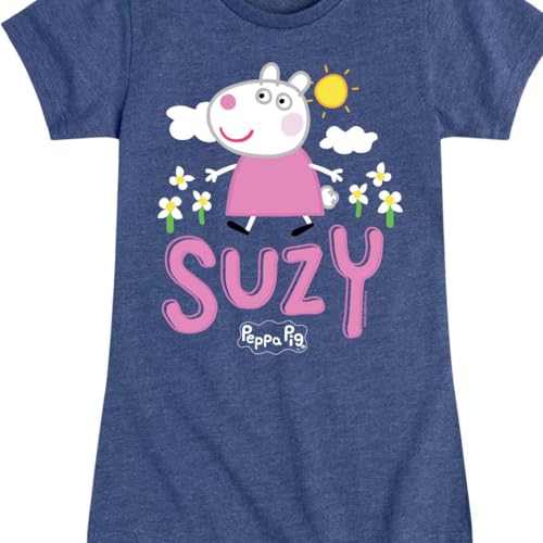 Peppa Pig - Suzy Sheep - Girls Toddler and Youth Fitted Short Sleeve Tee3
