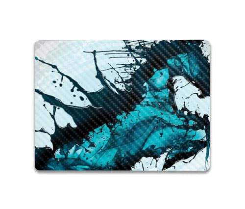 Image of MightySkins Carbon Fiber Skin Compatible with Microsoft Surface Laptop Go 3 (2023) Full Wrap Kit - Wild Splash | Protective, Durable Textured Carbon Fiber Finish | Made in The USA