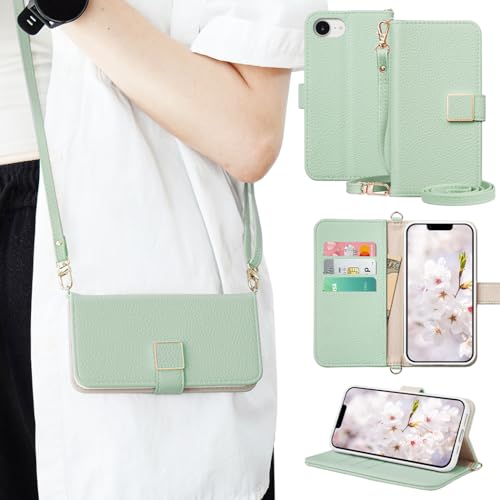 LULUYOUWEI iPhone 17e �P�[�X �蒠�^ �����ق�16e�P�[�X ������� �V�����_�[ �p�� ��Phone 17E �A�C�t�H��17e �g�уP�[�X ���킢�� �X�g���b�v �l�C iPhone16e �P�[�X �V���v�� �A�C�z��17e ���z�^ �y��