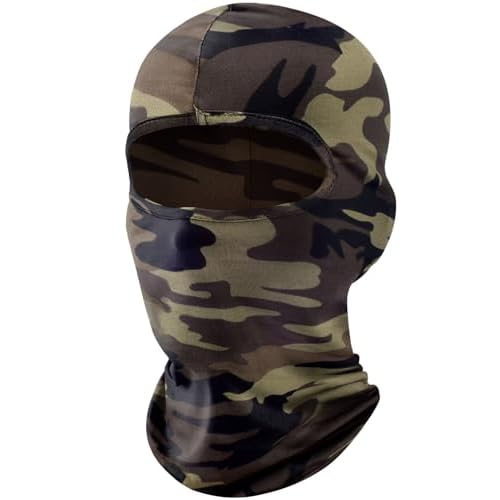 Fuinloth Balaclava Ski Mask, Motorcycle UV Protector Scarf, Summer Cooling Neck Gaiter for Men/Women