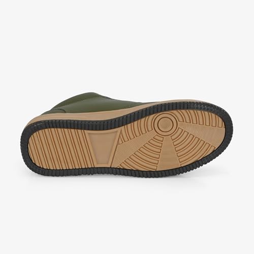 Image of Braxton Mens Olive MID TOP Sneaker
