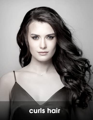 Angenil Nano Titanium Flat Iron Hair Straightener And Curler 2 In 1, Straightening Curling Hair Styling Irons For Women All Hair Types, Fast Heating, Flat Curling Iron 1 Inch Dual Voltage #TOP2