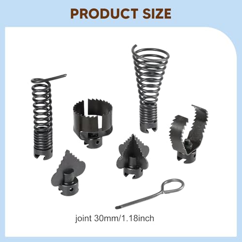 Kit de débouchage pour canalisations et outils de plomberie Sharplace - 4