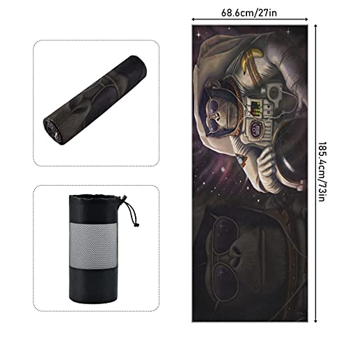 image for FVFV Hero Monkey Astronaut Yoga Towel Mat Non Slip Super Soft Odorless