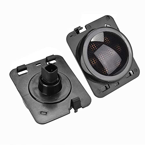 Akozon Pair Of Led Mud Flaps Turn Signal Side Marker Light Fit For Jeep Wrangler Jk 2007-2015 Replacement Accessory #TOP7