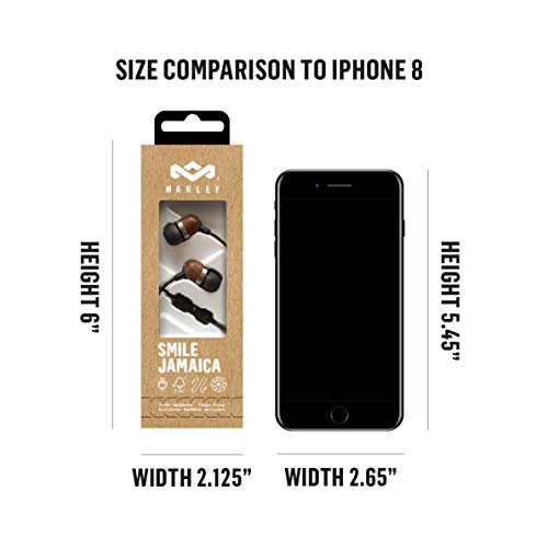 Image of House of Marley EM-JE041-FI Smile Jamaica in-Ear Headphones, Fire