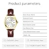 BESTKANG Vintage Women Watches Roman Numerals Dress Watch Waterproof Watches Leather Watch for Women Quartz Wrist Watch