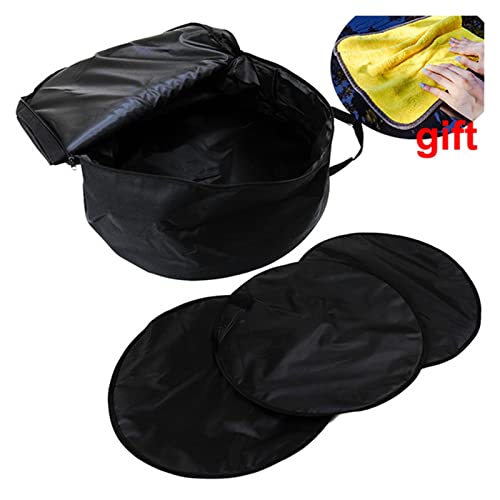 XIAO FAN Compatible With Tesla Hubcaps Bag Oxford Wheel Cover Storage Bag Compatible With Model 3 20