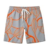 Short de baño Masculino con Estampado de Atardecer de 7,6 cm Muy cómodo para Nadar y Surfear Durante el Verano