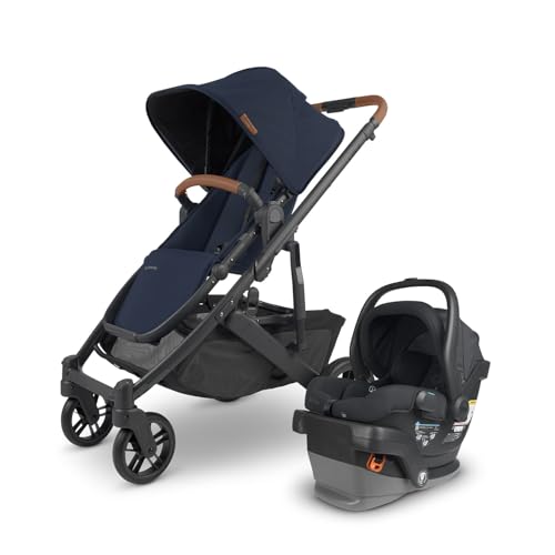 Image of UPPAbaby Travel System, Includes Cruz V2 Stroller + Mesa V2 Car Seat/Bassinet, Toddler Seat, Rain Shield, Storage Bag, Car Seat, Base + Robust Infant Insert Included/CRZ NOA + MESA JKE