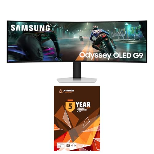 Image of Samsung LS49DG910SNXZA 49 Inch Odyssey Dual QHD 144Hz Curved Gaming Monitor with 5 Year Amber Protection Plan (2024)