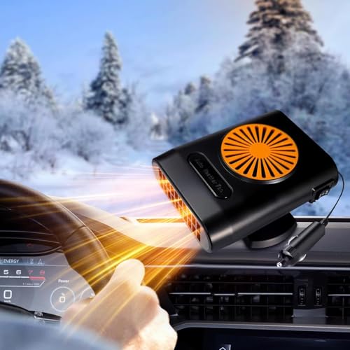 Chauffage de voiture portable pour pare-brise gelé : dégivreur 12V rapide