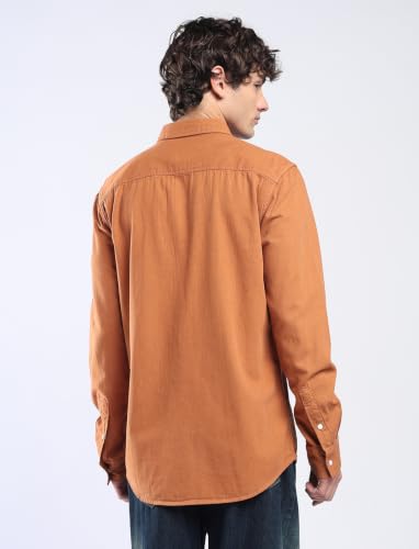 Image of INKD Men's Regular Fit Shirt - 100% Cotton | Casual Shirts for Men | Full Sleeve