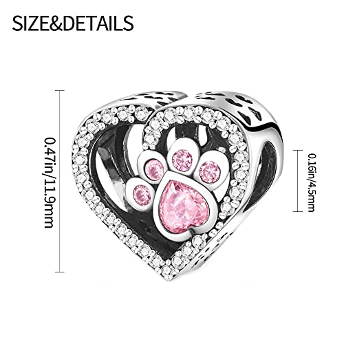 Tinslo Mother's Day Charm Suitable For Pandora Charm Bracelet Women 925 Sterling Silver Love Beads Charm Beads Mom Girls Pendant For Bracelets #TOP2