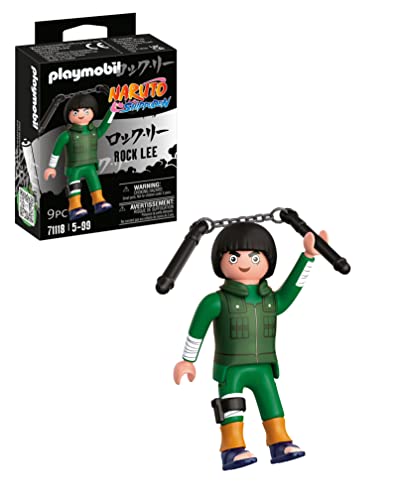 PLAYMOBIL Naruto 71118 Rock Lee con Accesorios, Ofrece un