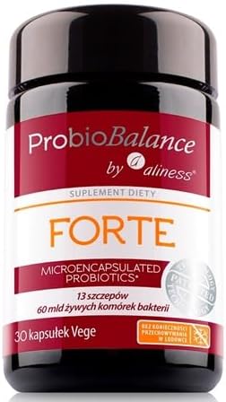 ProbioBalance Forte micro-ingekapselde probiotische 13 stammen 60 miljard bacteriën 30 capsules Aliness