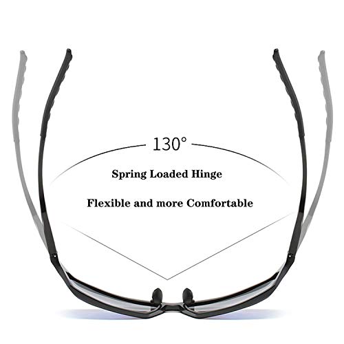 Polarized Sport Sunglasses for Men Al-Mg Metal Frame Driving Shades Cycling Fishing Golf Glasses 100% UV Protection4