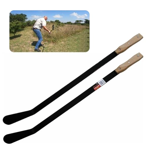 2 Pack – 800mm Weed Slasher with 27" Cutting Edge | Heavy Duty Garden Grass Cutting Tool for Weeds, Overgrown Areas, Brush, Thick Undergrowth & Wild Vegetation