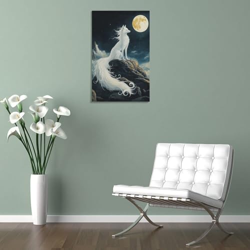 Impression Sur Toile Renard Premium de Qualité Galerie d'Art - 5