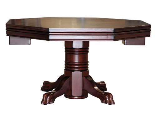 Fairview Game Rooms Combination 3 In 1 Poker/Game Table (Mahogany) #TOP2