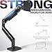 VIVO Heavy Duty Aluminum Ultrawide Monitor Arm for 49 inch Screens up to 44 lbs, Premium Desk Mount Monitor Stand Designed for Samsung Odyssey G9 and More, Max VESA 100x100, Black, STAND-V100E
