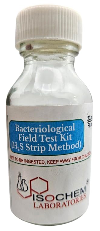 ISOCHEM Bacteriological Field Test Kit (E Coli/Coliform Bacteria) H2S Strip Method (1 Test)-image-23