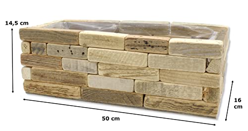 Blumenkasten aus Holz DARO DEKO mit Kunststoffeinsatz in L