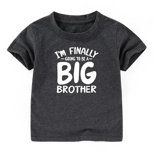 I'm Finally Going to be a Big Brother t Shirt for Boys Gifts for boy Promoted to Big Brother Shirt Outfits