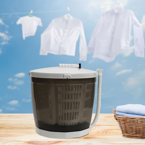 Vpabes Mini Portable Washing Machine And Dryer,2 In 1 Manual Washing Machine For Clothes Spin Dryer Mini Traveling Outdoor Washing Machine Non-Electric Compact Washer Spin Dryer For Rv Travel cover